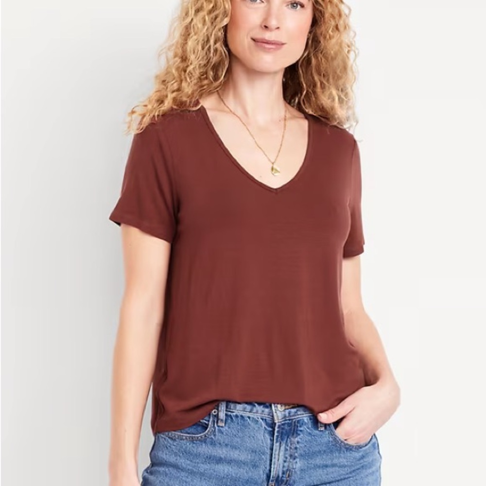 Old Navy Luxe V-Neck T-Shirt